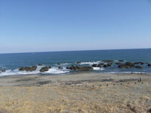 写真①那珂湊近くの浜