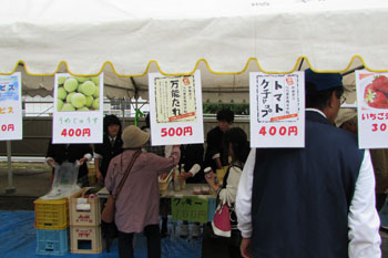 写真①実習製品売り場