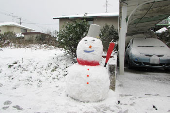 写真④雪だるま