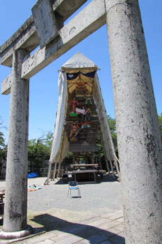写真③素戔嗚神社にて