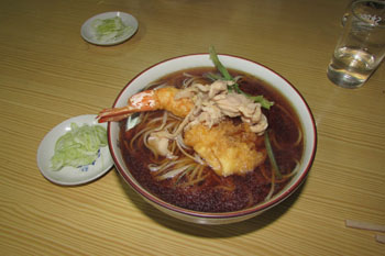 ③最初の日に食べた蕎麦