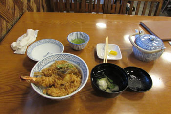 ⑤だるまの天丼セット